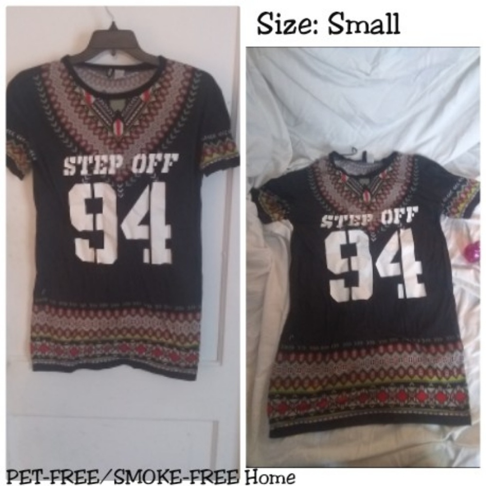 Tribal Inspired T-shirt |  Size Small | $7